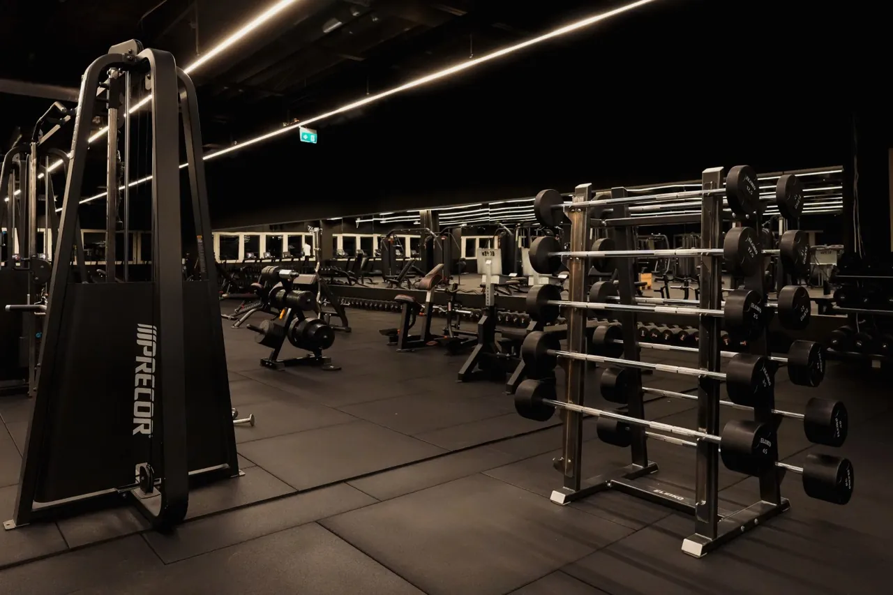Free weights area